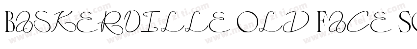 Baskerville Old Face SC D Regular字体转换